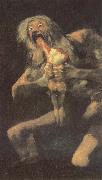 Francisco de goya y Lucientes Saturn devours harm released one of its chin- oil painting on canvas